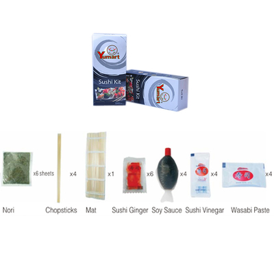 DIY সুশি মেকিং সেট 4 ব্যক্তি পরিবেশন কিট HACCP ISO অনুমোদিত