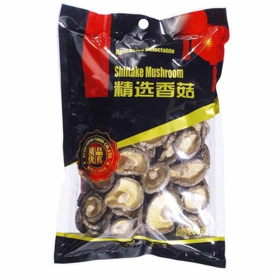 BRC IFS ISO HACCP সহ 100 গ্রাম 250 গ্রাম 1 কেজি 3 কেজি শুকনো শিয়াটাকে মাশরুম