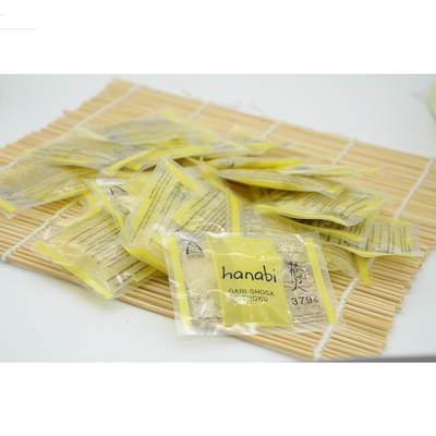 মিষ্টি ভিনেগারে 10 গ্রাম পিকল্ড সুশি আদা কাটা HACCP Takeaway