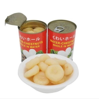 মিষ্টি 425g 567g টিনজাত ফল সবজি জল চেস্টনাট সিরাপ