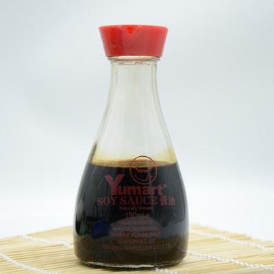 HACCP ISO চাইনিজ স্টাইল হালকা গাঢ় সয়া সস 150ml খুচরা প্যাকেজ