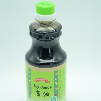 সুপারমার্কেট জাপানি স্টাইল সয়া সস 500ml কাচের বোতল প্রাকৃতিক সয়াবিন তৈরি
