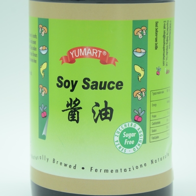 সুপারমার্কেট জাপানি স্টাইল সয়া সস 500ml কাচের বোতল প্রাকৃতিক সয়াবিন তৈরি