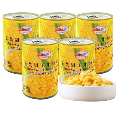250G টিনজাত শাকসবজি ফ্রিজিং সুইট কর্ন সুইট কার্নেল কর্ন