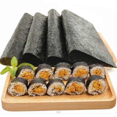 Haccp Oem 50 শীট শুকনো Yaki Nori Roasted Seaweed